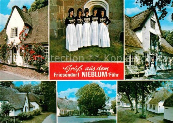 Nieblum Friesendorf Friesenhütten Insulanerinne