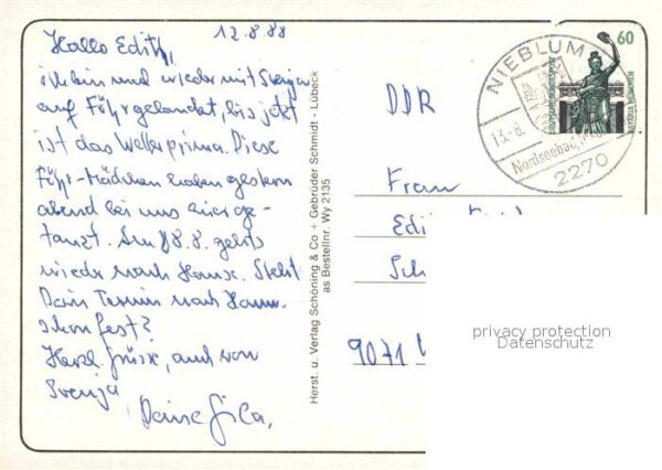 Nieblum Friesendorf Friesenhütten Insulanerinne – Bild 2