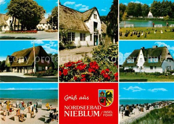 Nieblum Friesenhäuser Strandpartien