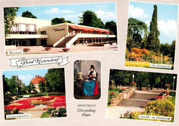 Bad Nenndorf Kurhaus Kurpark Sonnengarten Landestrac