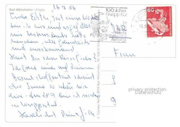 Bad Woerishofen Kuranlagen Ortsansichten – Bild 2