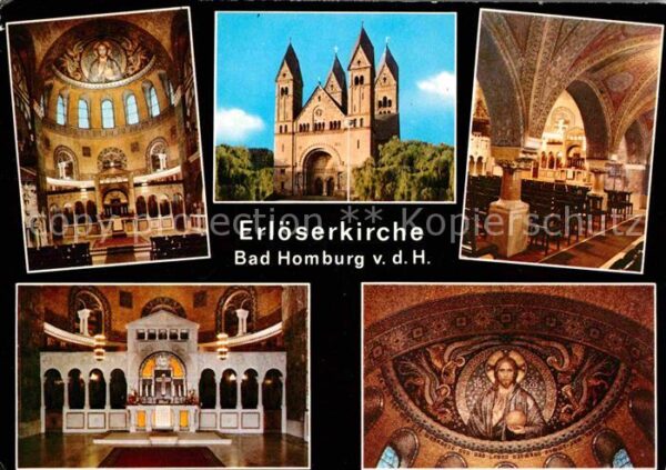 Bad Homburg Erlöserkirche Inneres Details