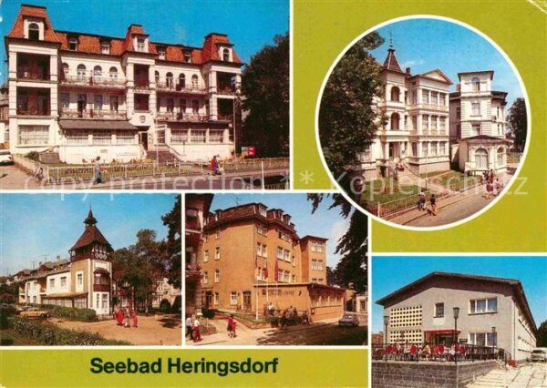 Heringsdorf Ostseebad Usedom FDGB Erholungsheime Guiseppe di Vittori