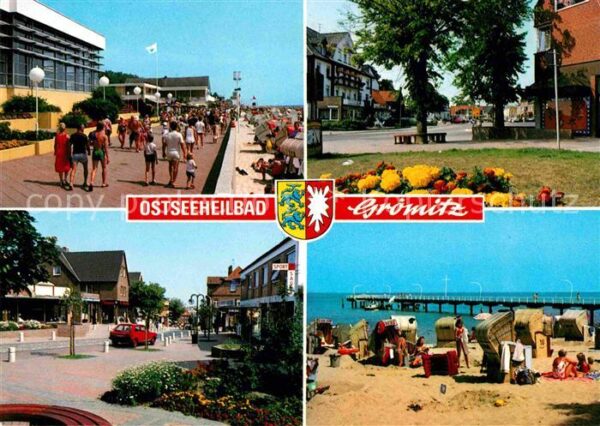 Groemitz Ostseebad Promenade Dorfpartien Strand Seebrücke