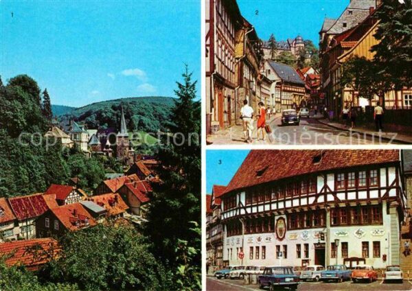 Stolberg Harz Teilansicht FDGB Erholungsheim Comenius
