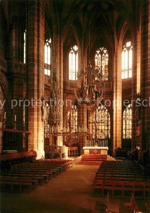 Nuernberg St Lorenz Kirche Hallenchor Marienleuch