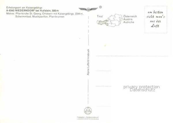 Niederndorf Kufstein Pfarrkirche St Georg Ortskern Kaisergeb – Bild 2