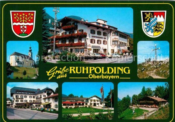 Ruhpolding Kirche Hotel Gipfelkreuz Park Hütte