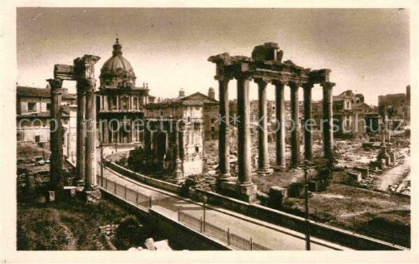 Roma Rom Parte del Foro Romano coi nuovi scavi