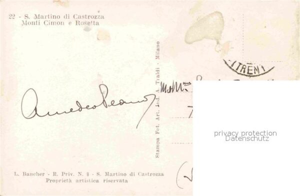 San Martino di Castrozza Monti Cimon e Rosetta Dolomiti – Bild 2