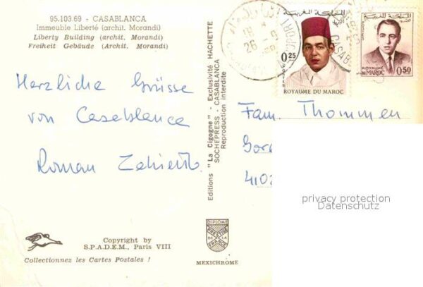 Casablanca Immeuble Liberte Architecte Morandi Fre – Bild 2