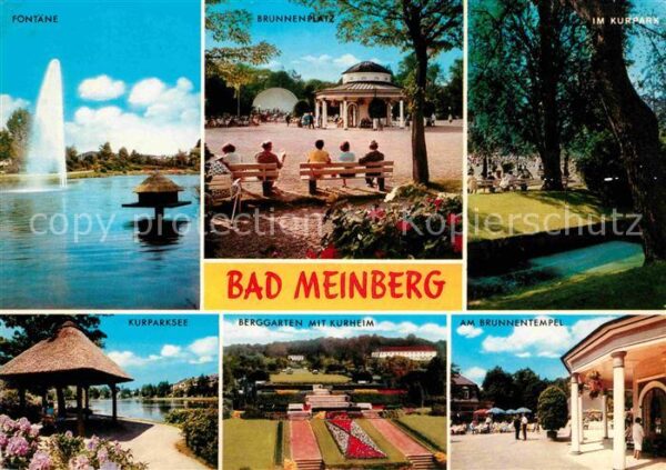 Bad Meinberg Fontäne Brunnenplatz Kurpark Brunnentem