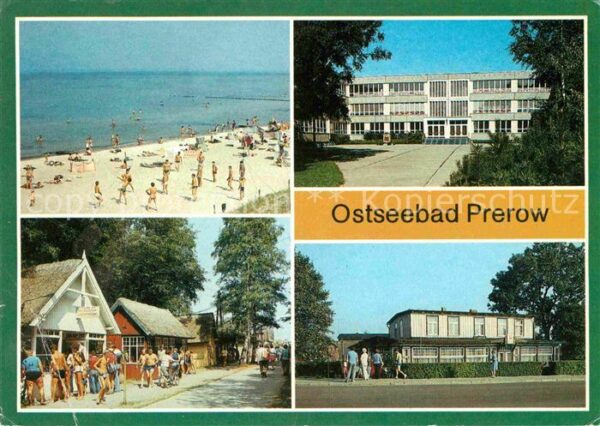 Prerow Ostseebad Strand Polytechnische Oberschule Strand
