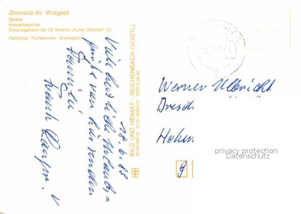 Zinnowitz Ostseebad Strand Konzertpavillon Erholungsheim IG – Bild 2