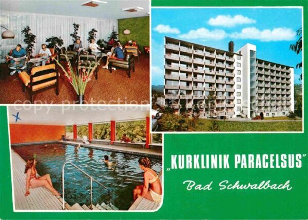 Bad Schwalbach Kurklinik Paracelsus Aufenthaltsraum Ha