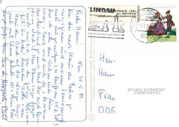 Lindau Bodensee mit Alpen Fliegeraufnahme – Bild 2