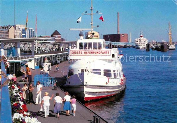 Hamburg St Pauli Landungsbrücken Hafenrundfahrt