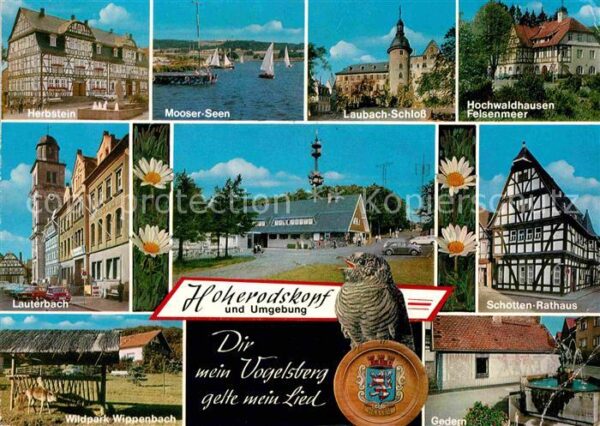 Hoherodskopf und Umgebung Fachwerkhäuser Schloss Wil
