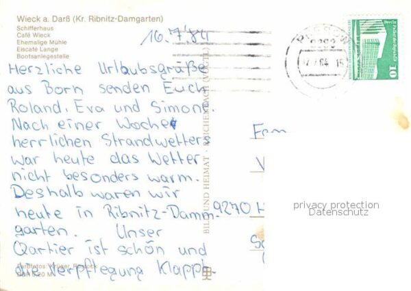 Wieck Darss Schifferhaus Cafe Wieck Mühle Eiscafe B – Bild 2