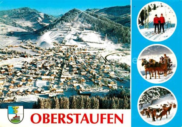 Oberstaufen Panorama Schrothkurort Wintersportplatz