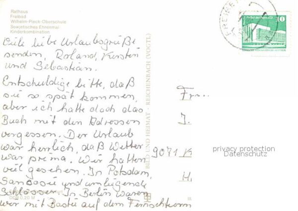 Nauen Havelland Rathaus Freibad Wilhelm Pieck Oberschul – Bild 2