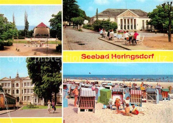 Heringsdorf Ostseebad Usedom Konzertplatz Kulturhaus FDGB Erholungsh