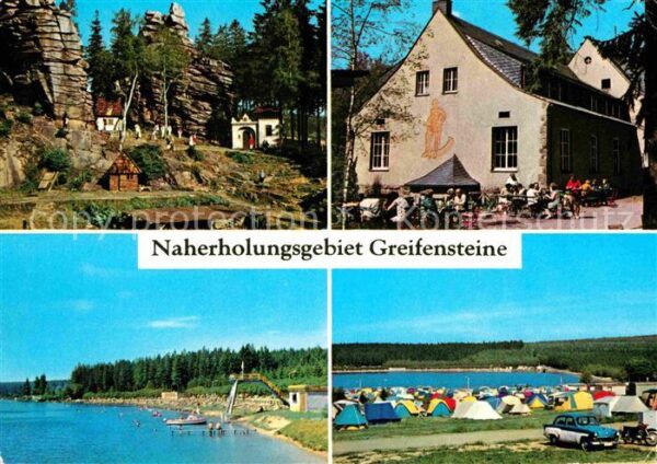 Greifensteine Erzgebirge Naherholungsgebiet Felsen Gaststätte Ca