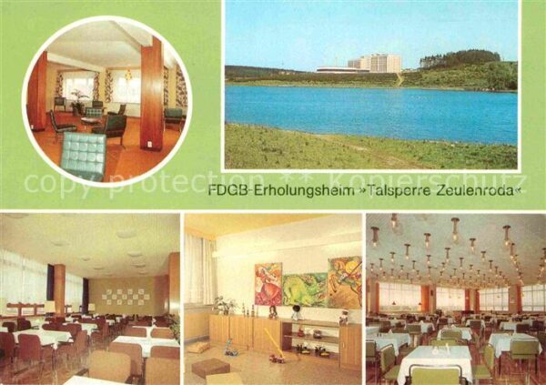 Zeulenroda-Triebes FDGB Erholungsheim Klubraum Restaurant