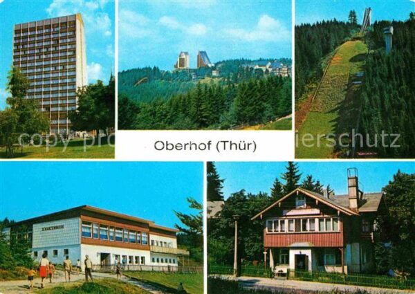 Oberhof Thueringen FDGB Erholungsheim Rennsteig Interhotel