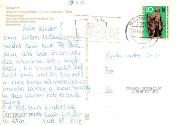 Schwerin Mecklenburg Naherholungszentrum am Lankower See Min – Bild 2