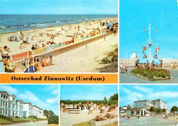 Zinnowitz Ostseebad Strand Ferienheime Minisportanlage Karl