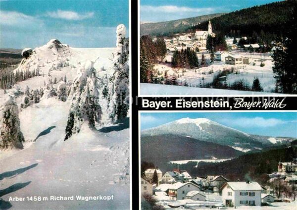 Bayerisch Eisenstein Winterpanorama Arber Richard Wagner Kop