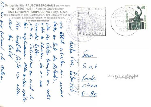 Ruhpolding Berggaststätte Rauschberghaus Panoramar – Bild 2