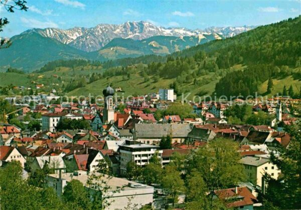 Immenstadt Allgaeu Gesamtansicht mit Daumengruppe Allgäuer