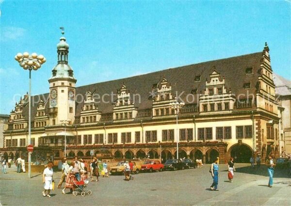 Leipzig Altes Rathaus am Markt Messestadt