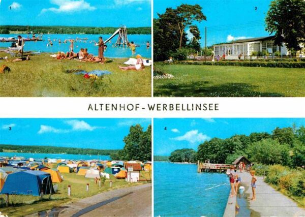 Altenhof Schorfheide Badestelle FDGB Erholungsheim Campingpl