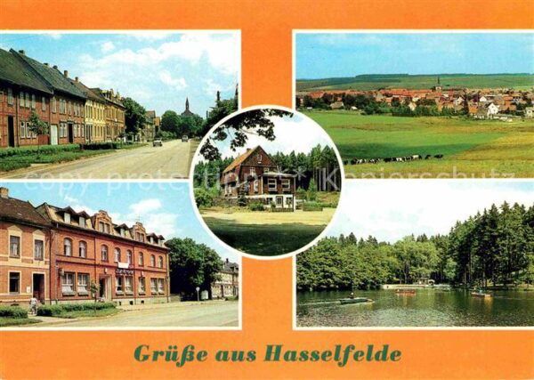 Hasselfelde Breite Strasse Übersicht FDGB Erholungs