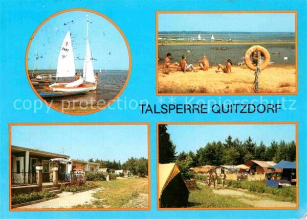 Kollm Talsperre Segelboote Badestrand Bungalo
