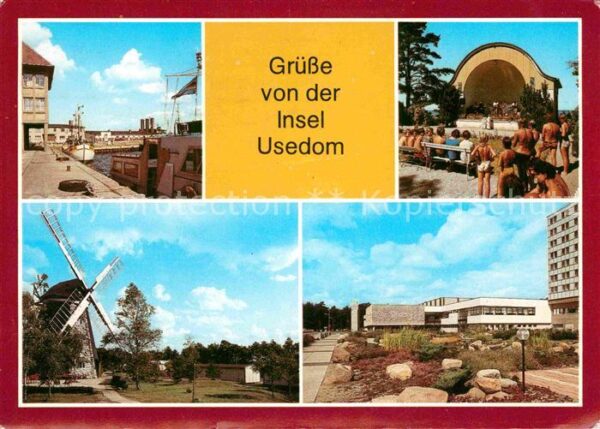 Insel Usedom Karlshagen Hafen Zempin Konzertplatz Tr