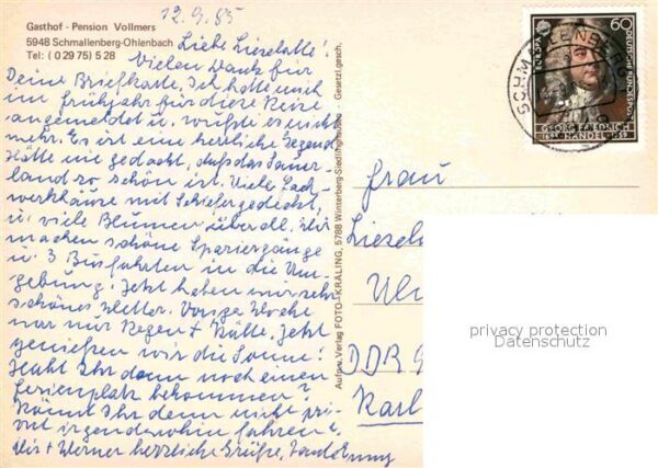 Ohlenbach Gasthof Pension Vollmers im Wald – Bild 2