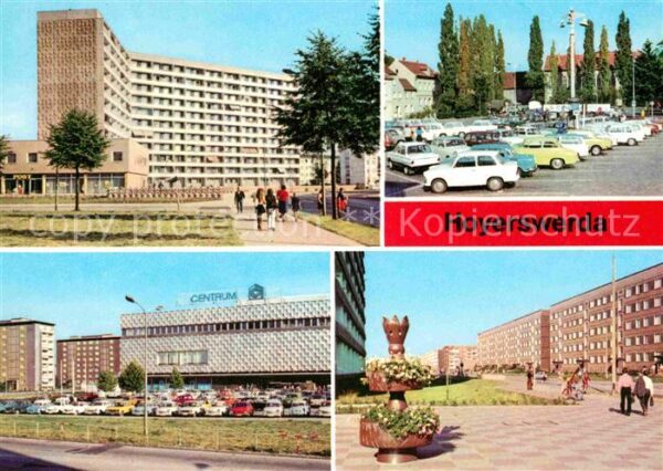 Hoyerswerda Wilhelm Pieck Strasse Platz der Roten A