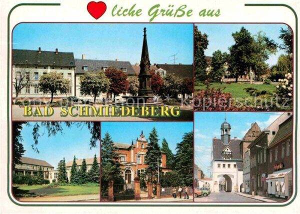 Bad Schmiedeberg Markt Brunnen Kurpark Eisenmoorbad Haus