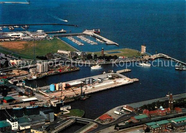 Cuxhaven Nordseebad Hafenanlagen Alte Liebe Seebäderbrücke
