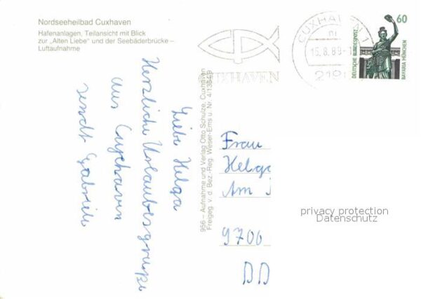 Cuxhaven Nordseebad Hafenanlagen Alte Liebe Seebäderbrücke – Bild 2