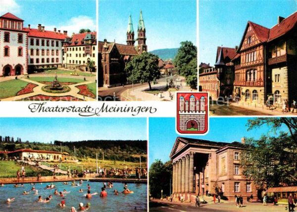 Meiningen Thueringen Schloss Stadtkirche Henneberger Haus Sc