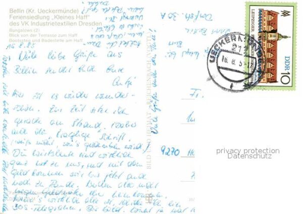 Bellin Ueckermuende Feriensiedlung Kleines Haff Bungalows B – Bild 2