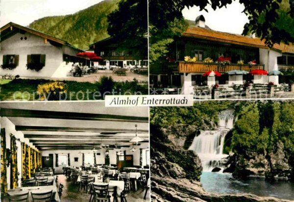 Rottach-Egern Almhof Enterottach Gaststätte Wasserfal