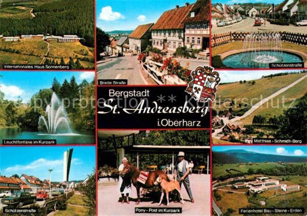 St Andreasberg Harz Bergstadt Haus Sonnenberg Leuchtfontäne