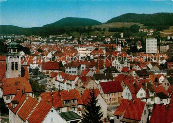 Tailfingen Albstadt Blick über die Stadt Schwäbische Alb