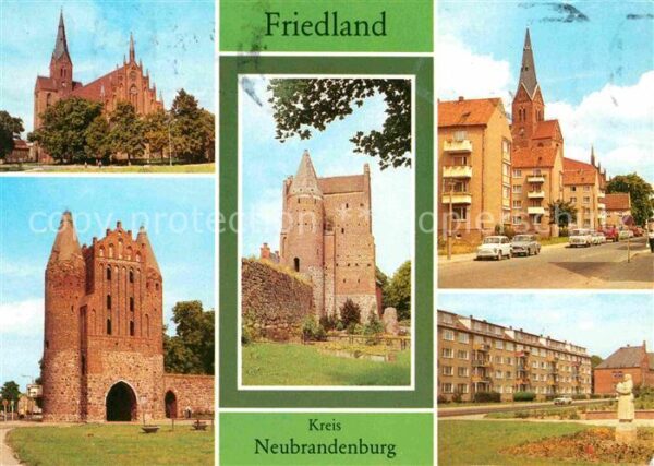 Friedland Mecklenburg Marienkirche Anklamer Tor Rudolf Breits